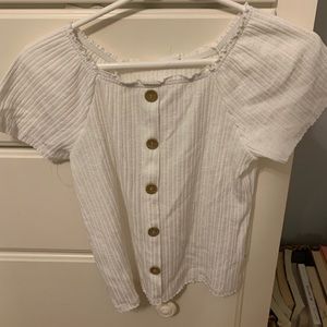 Zara Girls front button top